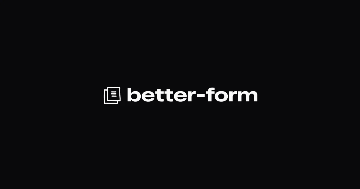 Better Form